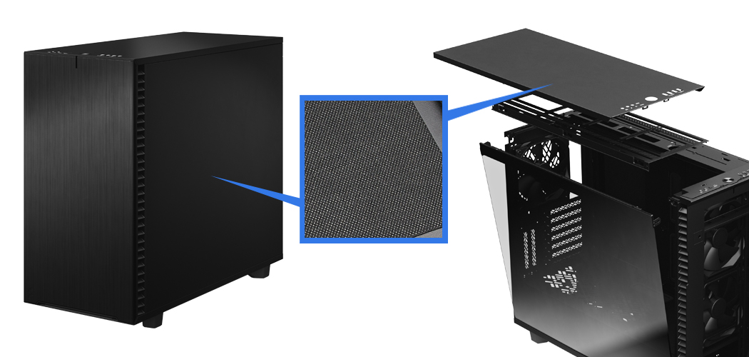 Fractal Design Define 7 Black Brushed Aluminum / Steel E-ATX